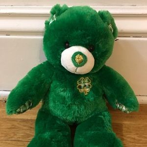 Green Lucky Build A Bear With Clovers
